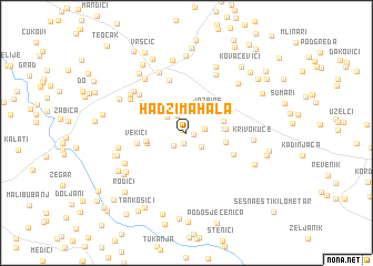 map of Hadži Mahala