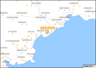 map of Haeam-ni