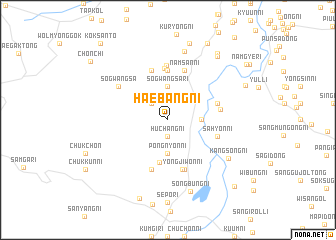 map of Haebang-ni