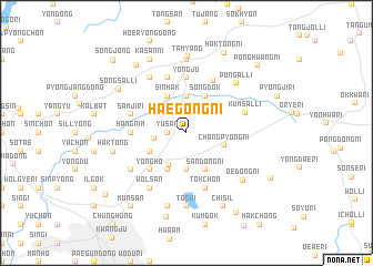 map of Haegong-ni