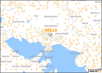 map of Haeju