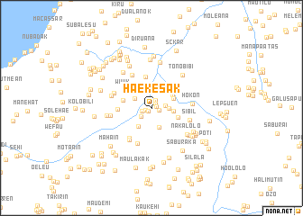 map of Haekesak
