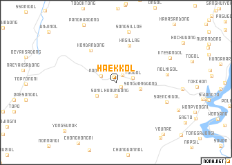 map of Haek-kol