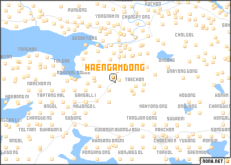 map of Haengam-dong