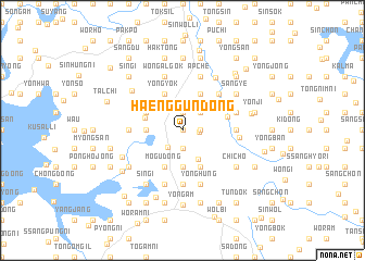 map of Haenggun-dong