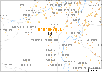 map of Haenghyŏl-li