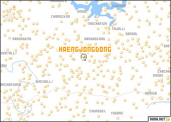 map of Haengjŏng-dong