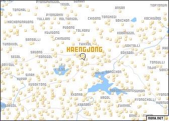 map of Haengjŏng