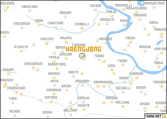 map of Haengjŏng