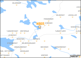 map of Håen