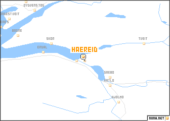 map of Hæreid