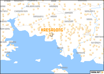 map of Haesa-dong