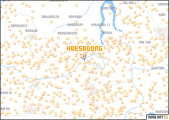 map of Haesa-dong