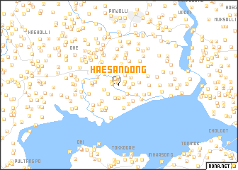 map of Haesan-dong