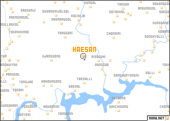 map of Haesan
