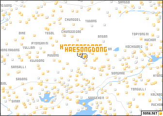 map of Haesong-dong