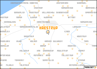 map of Hæstrup