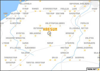 map of Hæsum