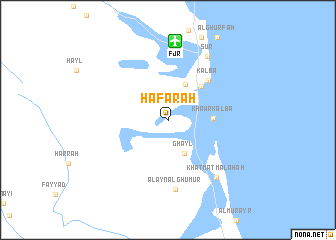 map of Ḩafarah
