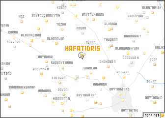 map of Ḩāfat Idrīs