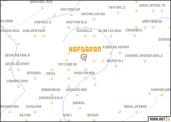 map of Hafdarān