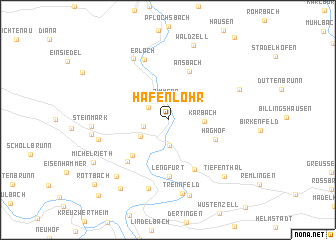 map of Hafenlohr