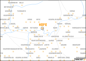 map of Hafé