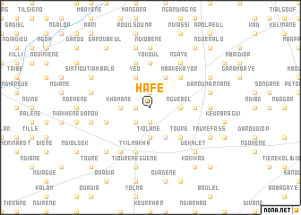 map of Hafé