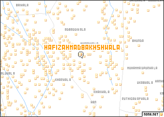 map of Hafiz Ahmad Bakhshwāla