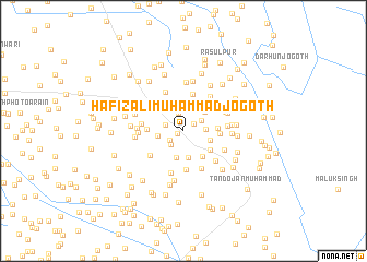 map of Hāfiz Ali Muhammad jo Goth