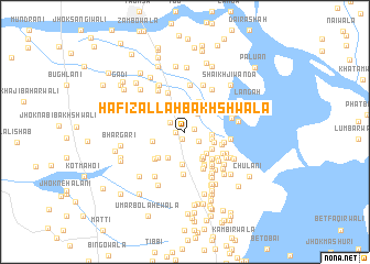 map of Hāfiz Allāh Bakhshwāla