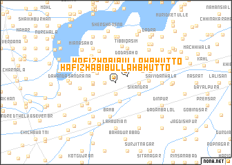 map of Hāfīz Habībullah Bhutto