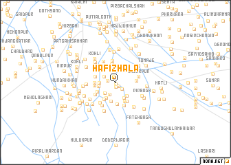 map of Hafīz Hāla