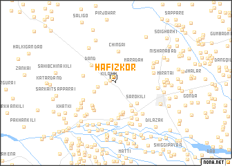 map of Hāfiz Kor