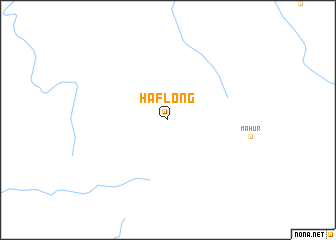 map of Hāflong