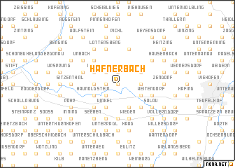 map of Hafnerbach