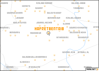 map of Hafret Ben Taïb