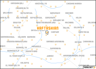 map of Haft Āshīān