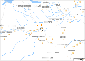 map of Haft Jūsh