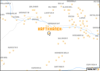 map of Haft Khāneh