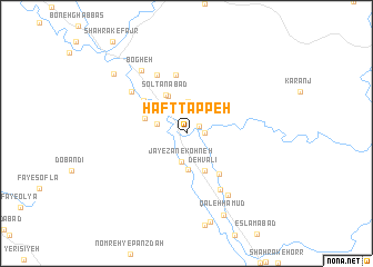 map of Haft Tappeh