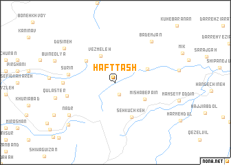 map of Haft Tāsh