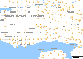 map of Haga-dong