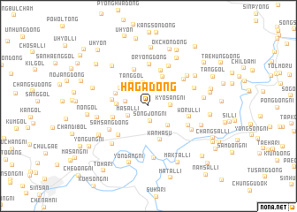 map of Haga-dong