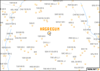 map of Hagaegŭm