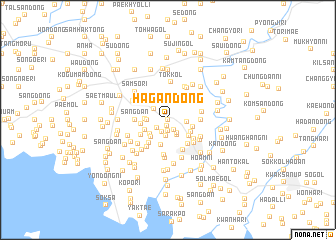 map of Hagan-dong