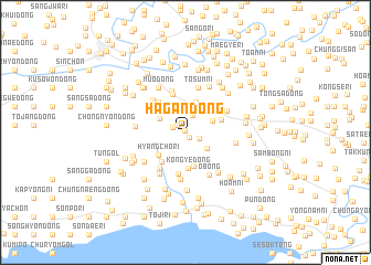 map of Hagan-dong