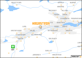 map of Hagaström