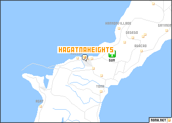 map of Hagatna Heights