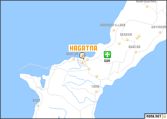 map of Hagatna
